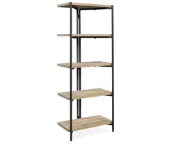 Charter Oak 5-Shelf Bookcase