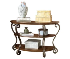 Nestor Brown Console Table -Walker Edison Shop 810408930 5