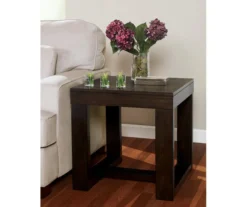 Watson Dark Brown End Table -Walker Edison Shop 810408942 2