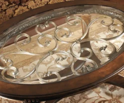 Norcastle Oval Coffee Table -Walker Edison Shop 810409015