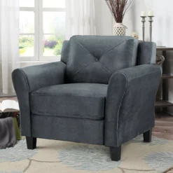 Hayward Upholstered Accent Chair 19 Hayward Upholstered Accent Chair -Walker Edison Shop 810413820 21