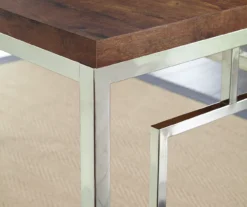 Alize Chrome Geometric Desk 17 Alize Chrome Geometric Desk -Walker Edison Shop 810422875 1