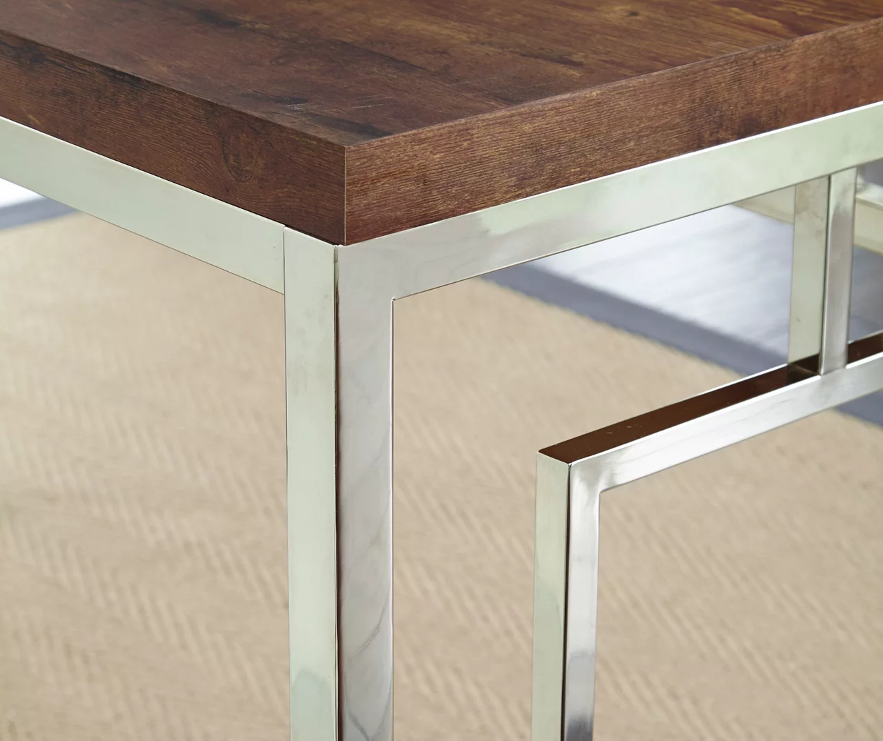 Alize Chrome Geometric Desk 7 Alize Chrome Geometric Desk - Image 7