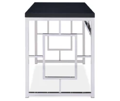 Alize Chrome Geometric Desk 19 Alize Chrome Geometric Desk -Walker Edison Shop 810422879 3