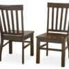 Cayla Dark Oak Dining Chairs, 2-Pack
