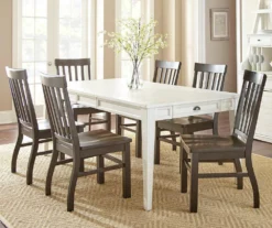 Cayla Dark Oak Dining Chairs, 2-Pack -Walker Edison Shop 810422959 3