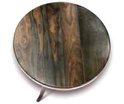 Sparrow Round Adjustable-Height Crank Table -Walker Edison Shop 810423024 3