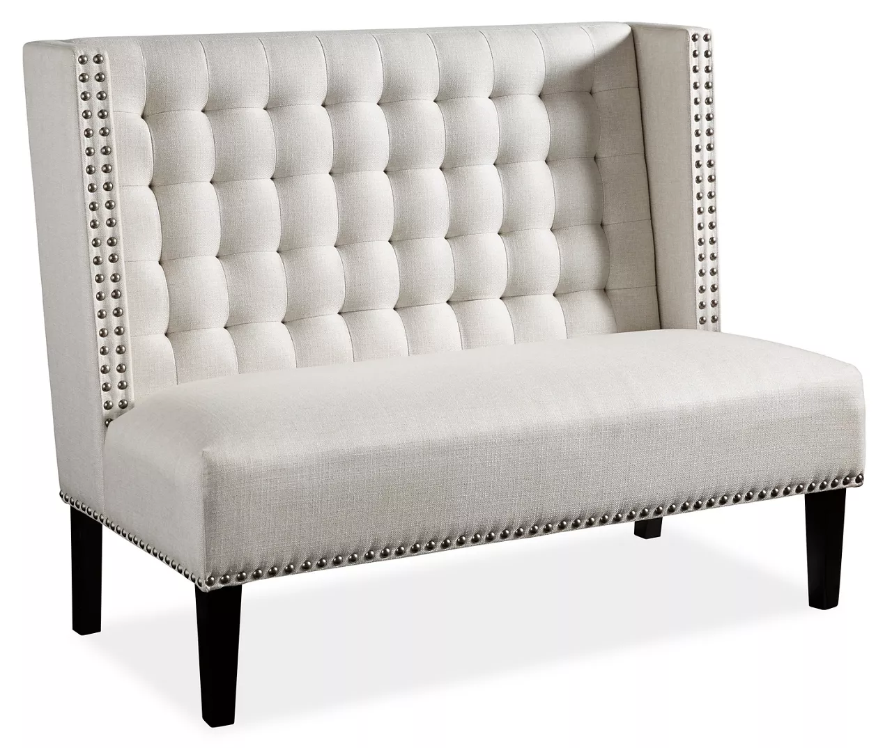 Beauland Ivory Wingback Accent Bench 2 Beauland Ivory Wingback Accent Bench - Image 2