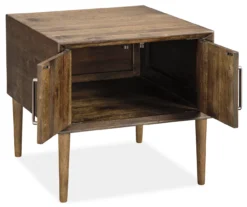 Kisper Brown End Table -Walker Edison Shop 810431447 3