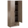 Salinas Rustic Oak Storage Cabinet
