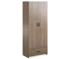 Salinas Rustic Oak Storage Cabinet -Walker Edison Shop 810448555 4