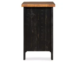Valebeck Black & Brown Two-Tone Chairside End Table -Walker Edison Shop 810458251 5