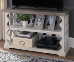 Havalance Gray & White Two-Tone Console Table -Walker Edison Shop 810458281 1