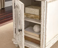 Realyn White & Brown Two-Tone Chairside End Table 12 Realyn White & Brown Two-Tone Chairside End Table -Walker Edison Shop 810458285 5