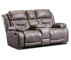 Nashville Reclining Console Loveseat