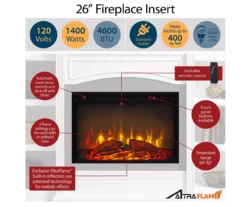 63" Rollins Espresso Electric Fireplace Console -Walker Edison Shop 810464962 4