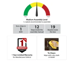 Lancaster White Shutter TV Stand 5 Lancaster White Shutter TV Stand -Walker Edison Shop 810464994 6