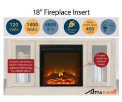 Ameriwood 47" Grandcastle Electric Fireplace Console -Walker Edison Shop 810464998 4