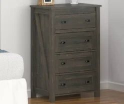 Century Lane Weathered Oak 4-Drawer Dresser