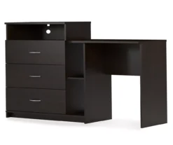 Chevil Espresso Media Dresser & Desk -Walker Edison Shop 810465132 4