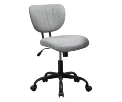 Gray Fabric Office Chair 6 Gray Fabric Office Chair -Walker Edison Shop 810465634 2