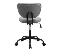 Gray Fabric Office Chair 7 Gray Fabric Office Chair -Walker Edison Shop 810465634 3