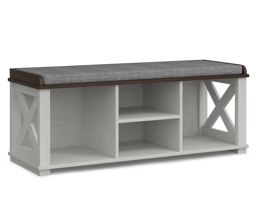 Farmhouse Entry Bench 1 Farmhouse Entry Bench