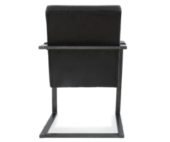 Signature Design By Ashley Starmore Faux Leather C-Shape Desk Chairs, 2-Pack -Walker Edison Shop 810485165 4 1