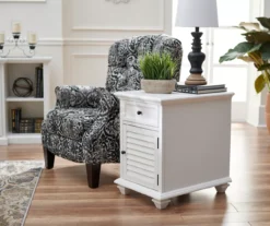 Charleston Shutter Door End Table -Walker Edison Shop 810490873 8
