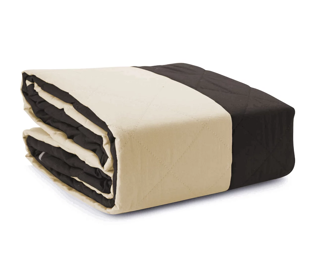 Chocolate & Taupe Microfiber Reversible Loveseat Furniture Protector 2 Chocolate & Taupe Microfiber Reversible Loveseat Furniture Protector - Image 2