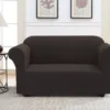 Chocolate Loveseat Sofa Slipcover