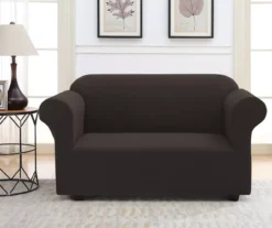Chocolate Loveseat Sofa Slipcover