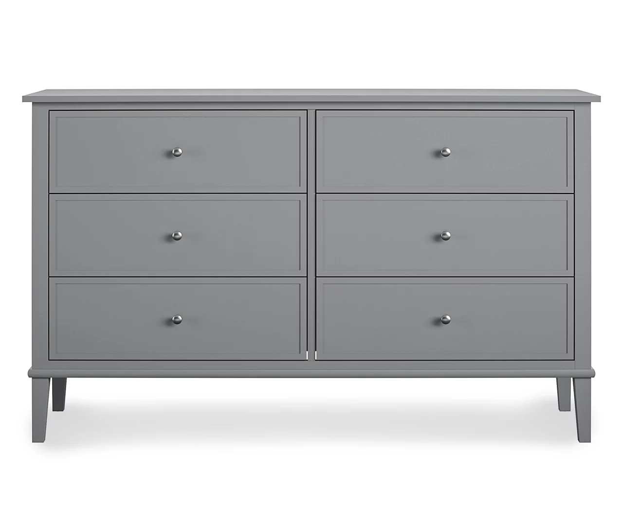 Somerville Gray 6-Drawer Dresser 1 Somerville Gray 6-Drawer Dresser