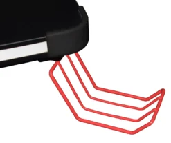 Black LED Gaming Desk With Riser -Walker Edison Shop 810499569 2