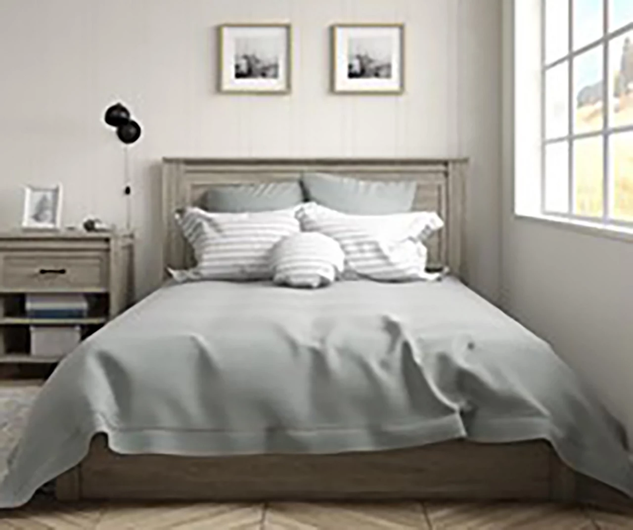 Silverton Oak Full Headboard 3 Silverton Oak Full Headboard - Image 3