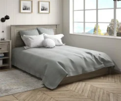 Silverton Oak Full Platform Base -Walker Edison Shop 810504699 2