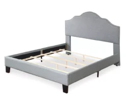 Lombard Light Gray Queen Upholstered Bed -Walker Edison Shop 810507931 4