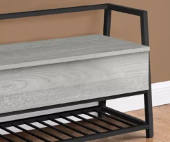Gray Storage Bench -Walker Edison Shop 810512944 4