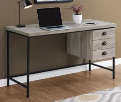 Monarch Reclaimed 3-Drawer Computer Desk -Walker Edison Shop 810512956 1
