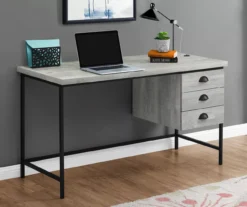 Monarch Reclaimed 3-Drawer Computer Desk -Walker Edison Shop 810512957 1
