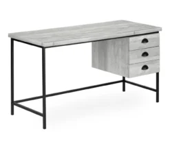 Monarch Reclaimed 3-Drawer Computer Desk -Walker Edison Shop 810512957 2