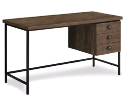 Monarch Reclaimed 3-Drawer Computer Desk -Walker Edison Shop 810512958 2