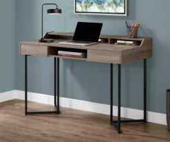 Monarch Office Desk With Riser 12 Monarch Office Desk With Riser -Walker Edison Shop 810512967 1