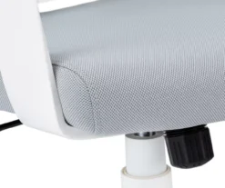 White & Gray Executive Office Chair -Walker Edison Shop 810512972 9