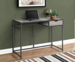 Monarch 42" Single Drawer Computer Desk -Walker Edison Shop 810512974 1
