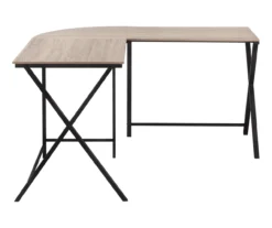 Monarch X Leg L-Shaped Corner Desk 25 Monarch X Leg L-Shaped Corner Desk -Walker Edison Shop 810512975 5