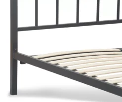 Black Evans King Platform Bed 26 Black Evans King Platform Bed -Walker Edison Shop 810513490 13