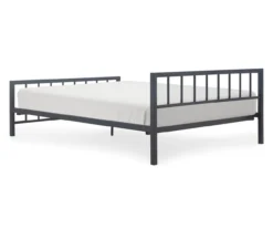 Black Evans King Platform Bed 36 Black Evans King Platform Bed -Walker Edison Shop 810513490 18