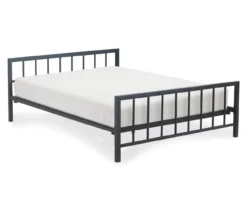 Black Evans King Platform Bed 21 Black Evans King Platform Bed -Walker Edison Shop 810513490 2