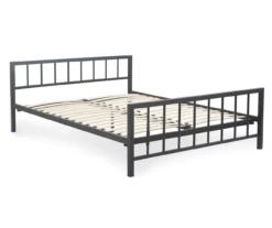 Black Evans King Platform Bed 22 Black Evans King Platform Bed -Walker Edison Shop 810513490 3
